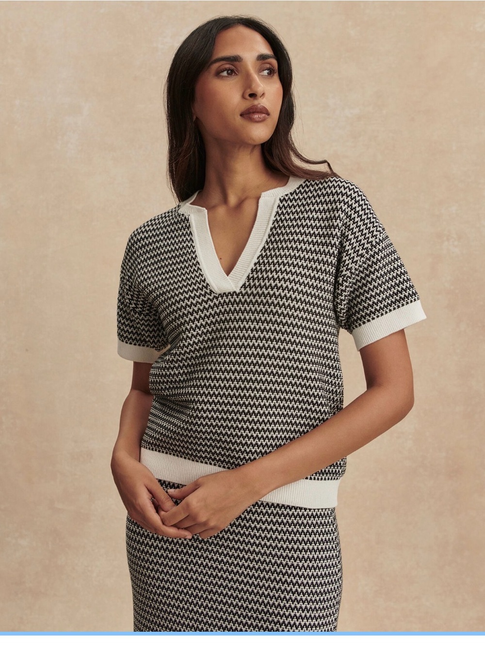 Varley NWOT Dora Short Sleeve Sweater - 100% Cotton - XS